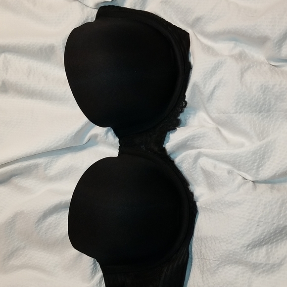 MAIDENFORM STRAPLESS LACE ACCENT NON SLIP STRIP BRA 36B - Picture 3 of 8